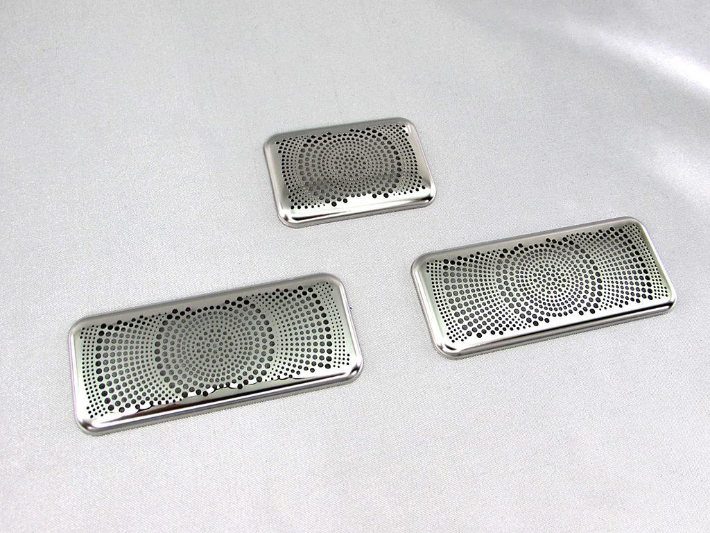 BRIGHTZ Crown ARS220 Ultra-Mirror Stainless Steel Ceiling Speaker Covers (3-Piece Set) [SPEAKER-097] ARS S220 220