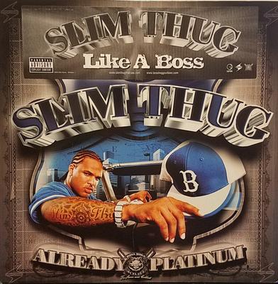 12inch Record SLIM THUG - Like A Boss GEFR261611 Geffen Records 2004 US Rap & Hip-Hop/R&B Used