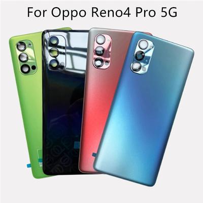 Glass For Oppo Reno4 Pro 5G Battery Cover Door Back Housing Rear Replacement Parts Camera Lens Reno 4 Pro 5G