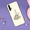 Cute Alpaca Donkey Case For Huawei Nova Y70 Y60 Y61 Y90 Y91 5T 9 10 SE 3i 8i 11i 11 Pro P20 P40 P30 Lite Cover
