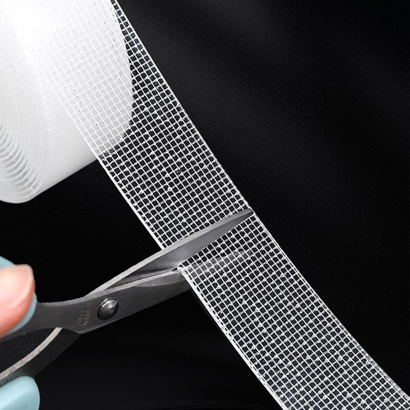 1 pz Nastro Nano Adesivo Bifacciale Ultra-resistente, Trasparente Rimovibile Impermeabile Striscia Adesiva Extra Forte, Nastro Bifacciale per Carichi Pesanti
