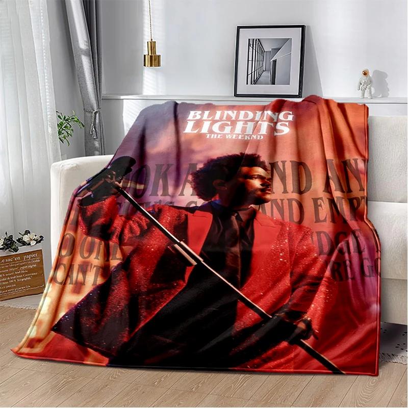 3D THE WEEKND,XO Alternative R&B Abel Tesfaye Flannel Blanket,Soft Throw Blanket for Home Bedroom Bed Sofa Travel Cover Kid Gift