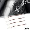4pcs Car Speaker Connector Wire Harness Adapter Connector for Kia for Hyundai