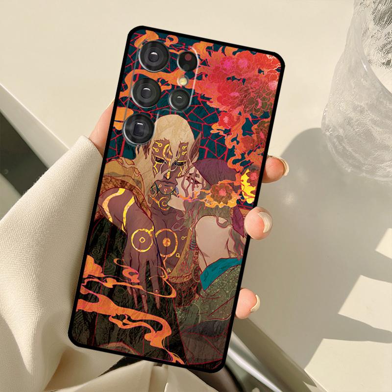 Ukiyoe mononoke Kusuriuri Hülle Für Samsung Galaxy S24 Ultra S21 S22 S23 S25 Ultra S9 S10 Plus S20 FE S25 FE Rückseite