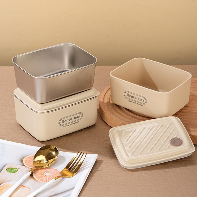 Stainless Steel Lunch Box Set With Bag Portable Sealed Insulated Lunch Box Multi-Functional Bento Box