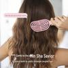 Elastic Ribbed Cute Girl Portable Hair and Massage Comb