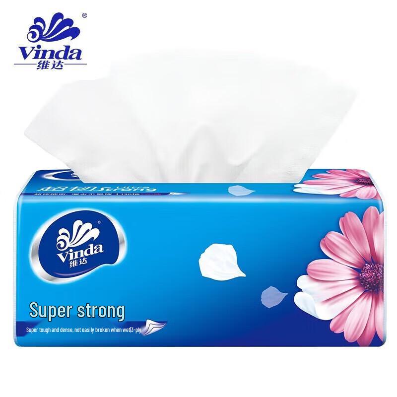 Vinda 3-Ply Tissues with Wet Wipes Combo