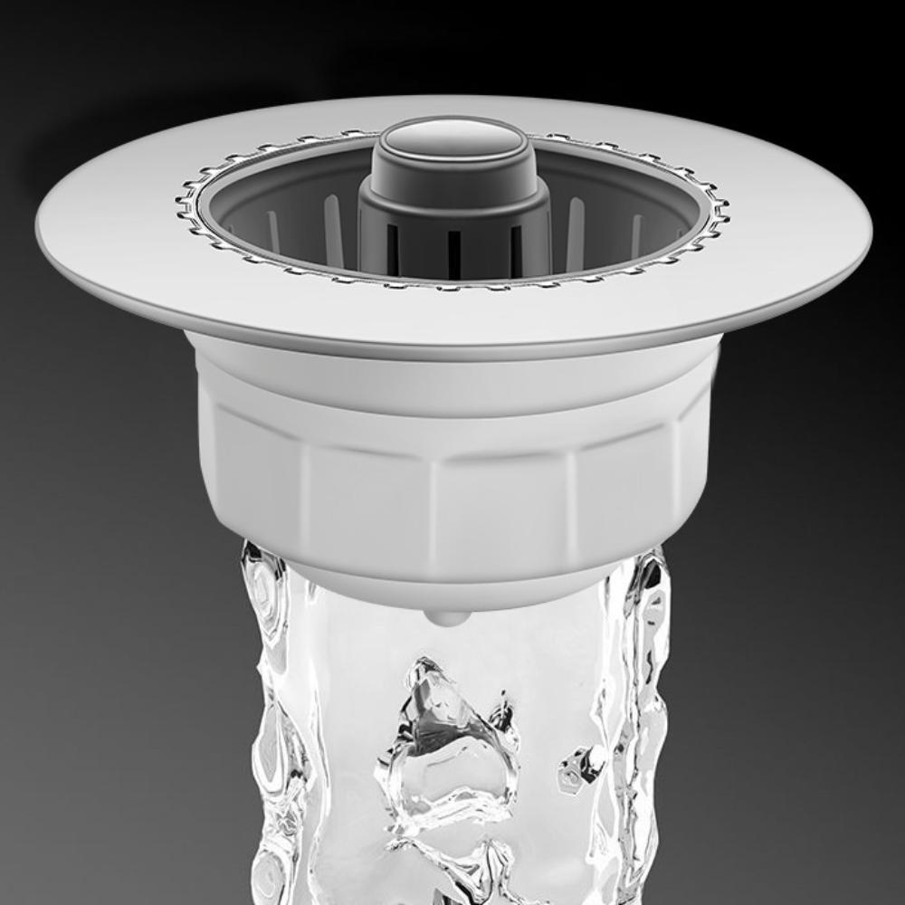 Anti-blocking Sink Filter Deodorization Water Shut-off Cover Practical Kitchen Drainer  Kitchen
