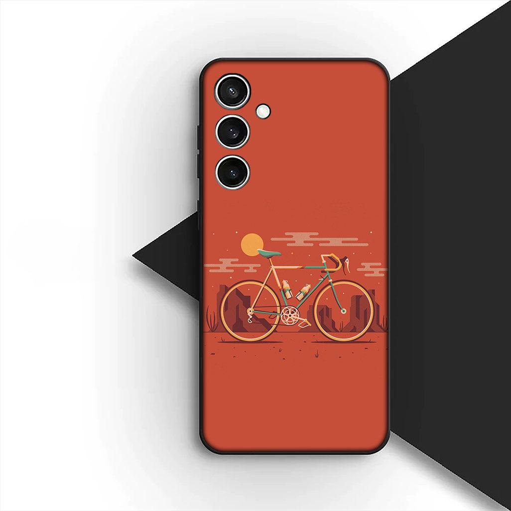 

for Motorola Moto G55 G45 G75 G85 G35 Edge 50 30 Fusion 40 NEO Ultra Pro Phone Cover Case Mountain Bike Cycling Art Wallpaper Motorola Edge 50 Neo
