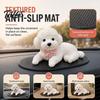 Puppy Squeeze Toy with Anti-slip Mat Dog Stress Relief for Car Dashboard Decor, Teens Toys Mat, Soft Animal Anti-Anxiety Senosry
