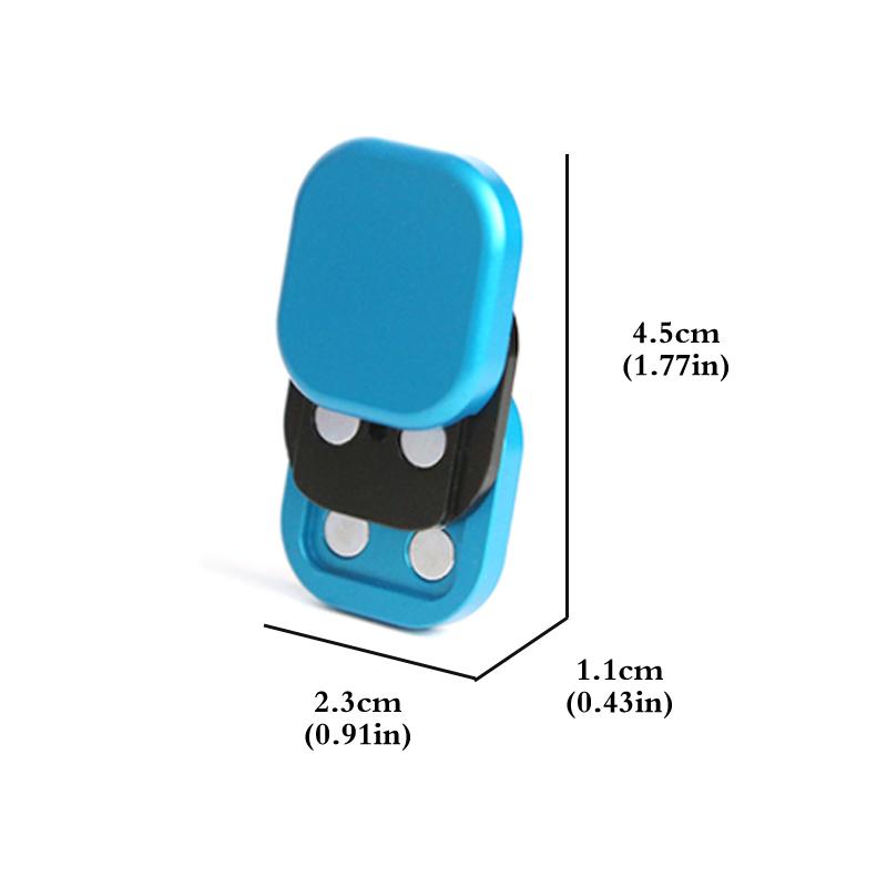 Aluminium Alloy Mini 3 Layer Fidget Haptic Slider Metal EDC Fidget Toys Anti-anxiety Office Desk Toys Adult Stress Relief Toys