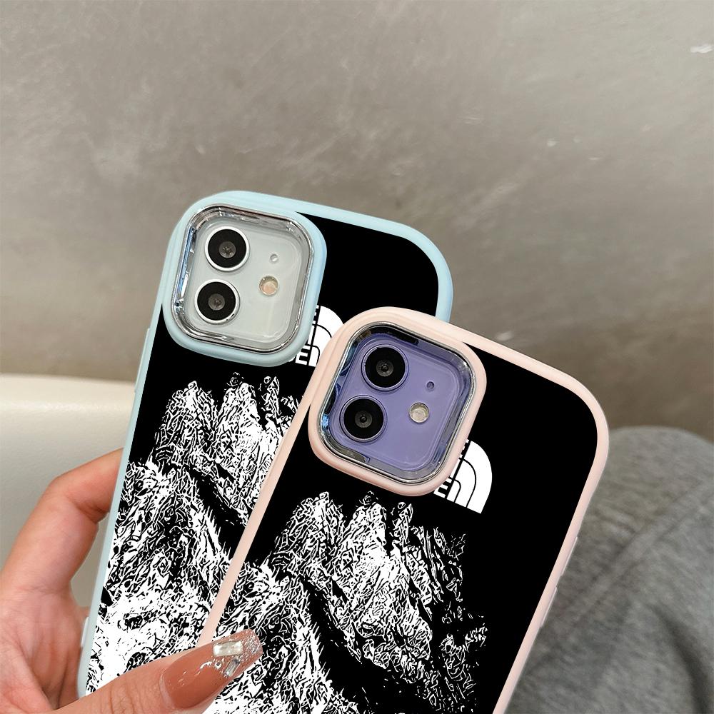 Pro iPhone 15 14 13 11ProMax 14 15 16 Samsung S25 S24 S23 S22 Redmi 10 13 14C Kreslená Černá Kočka Stříbrný Okraj Měkké Tekuté Silikonové Ochranné Pouzdro