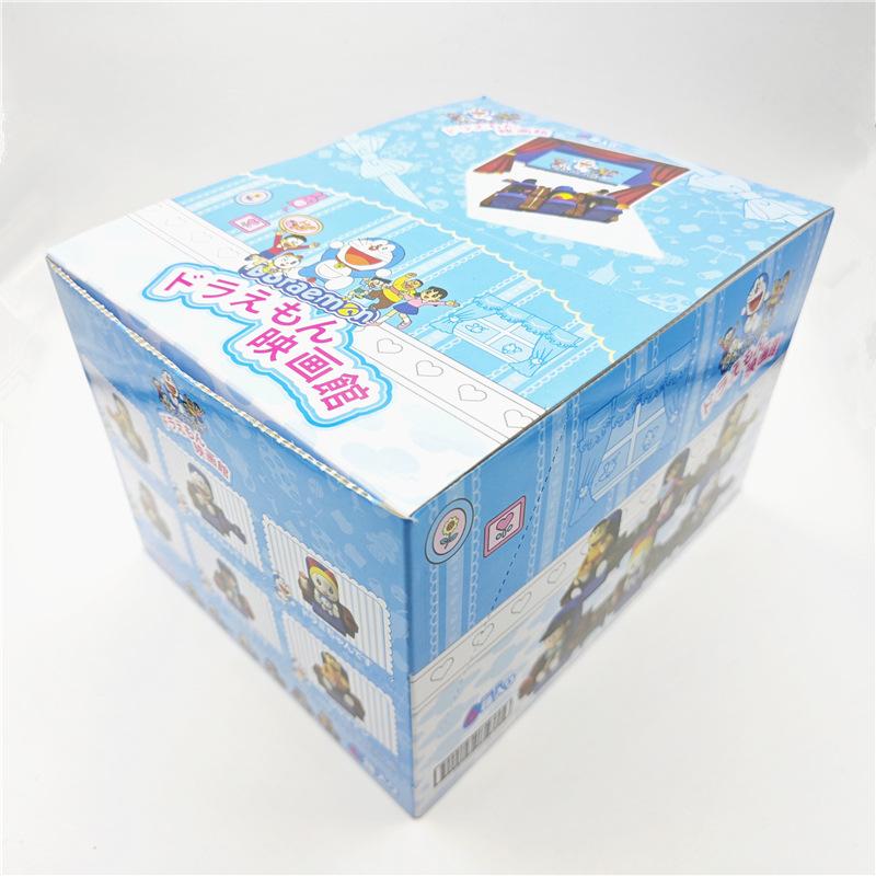 

Коллекционный Дораэмон Кот-робот ПВХ Блайнд бокс Театральная серия Аниме Игрушка Модель Doraemon Cinema Box