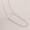 Loveenb [14K Gold] Emily Soft Chain Necklace Plain Chain