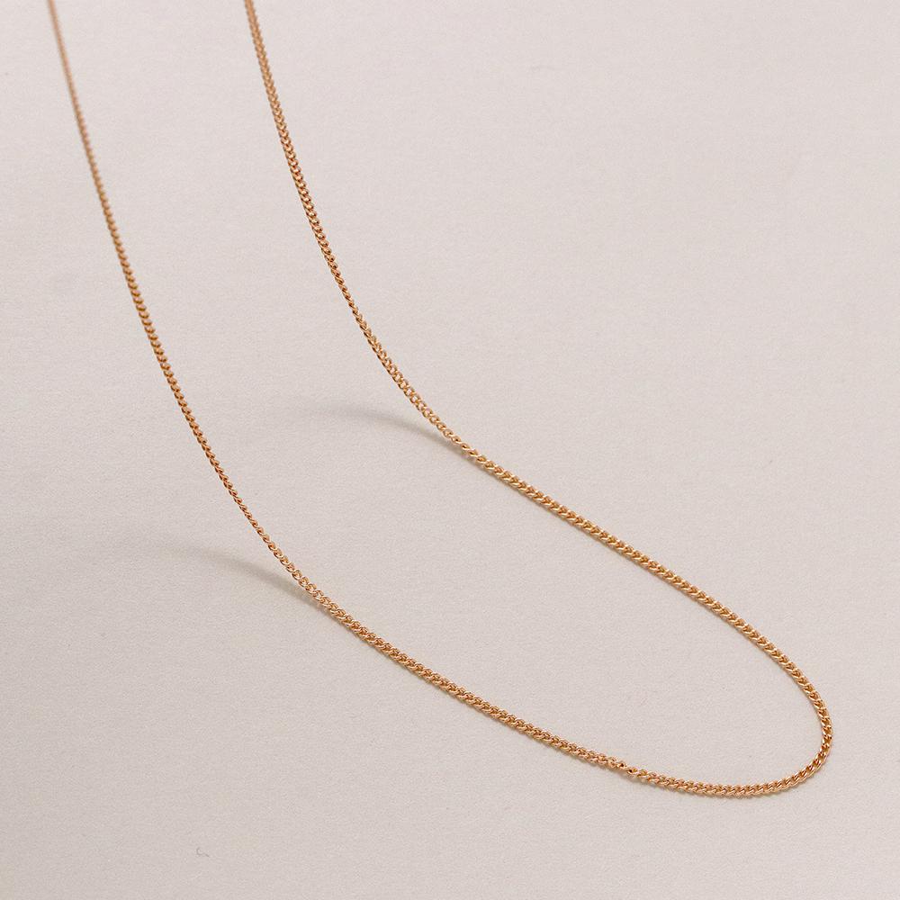 Loveenb [14K Gold] Emily Soft Chain Necklace Plain Chain