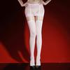 Lace Oily Transparent Hip Skirt Long Tube Suspenders Stockings Female Sexy Silky Mood Pure Black Silk Pantyhose