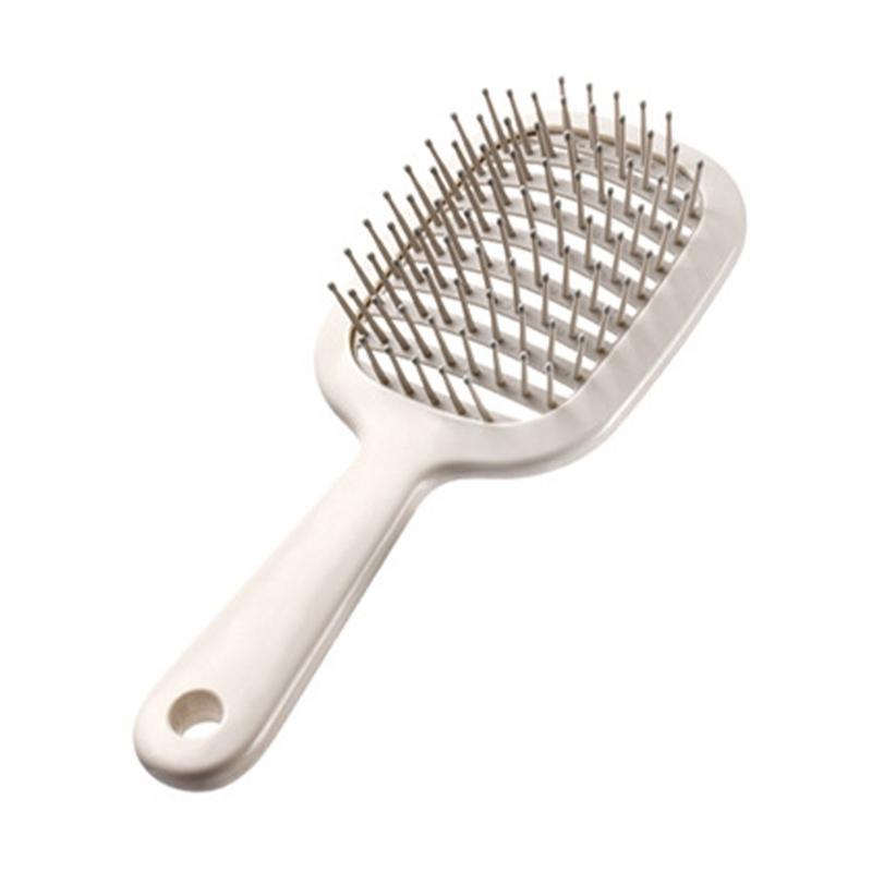 

Ergonomic Detangle Hairbrush With Soft Bristles And Ventilation Hairdressing Tool Styling Comb For Faster Drying 1