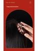 Sandalwood Massage Comb: Round Disc Finger Ring Shampoo Brush for Body and Scalp.