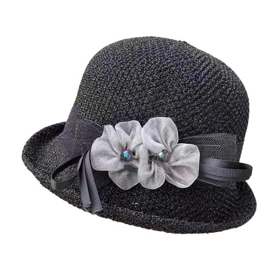 Bucket Hat for Women, Wide Brim Sun Protection Hat, Summer Straw Fisherman Hat, UV Protection Sunshade Hat for Outdoor Travel Beach