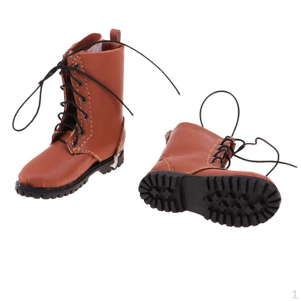 1/6 Scale Fashion Long Boots Shoes for 12 inch Male and Female Action