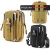 Tactical Camouflage Waist Pack For Men Outdoor Travel Multi Function Waterproof Phone Holder