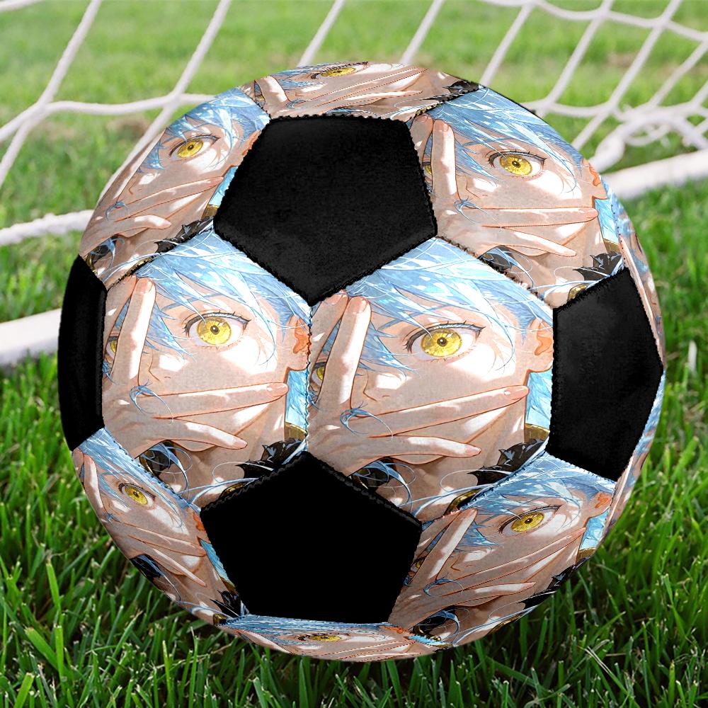 Soccer Ball Colorful Machine Stitched PVC Size 5 Team Training Competition Ready Durable High-Bounce Cool Sports Gift