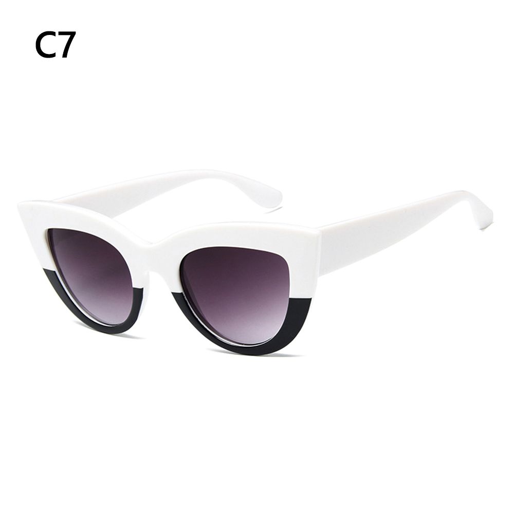 Vintage Oversized Cat Eye Sunglasses for Women Sun Glasses UV400 Protection Female Shades Driving Cycling Glasses Trendy