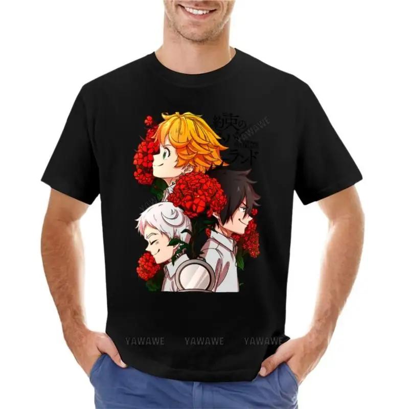 Man T-shirt O-neck Top Teeshirt The Promised Neverland - Hope T-Shirt Funny T Shirts Sweat Shirt Clothes for Men