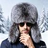 Mens Faux Fur Winter Trapper Hat Warm Cold Weather Cap Seniors