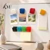 Kitchen Gadget for Food Storage 8PCS Magnetic Note Clips, Heavy Duty Strong Spring Memo Holders, Grip Clips Notes Magnet Multi-color Photos And Snack