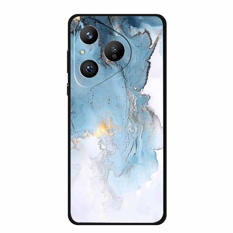 For Huawei Pura 80 5G Case Marble Granite Textured Soft Silicone TPU Phone Case For Pura80 5G Bumper Coque Mica Painted Cover