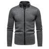 2026 Men New Light Weight Winter Sweater Stand Collar Zipped Cardigan Sweater T Shirt