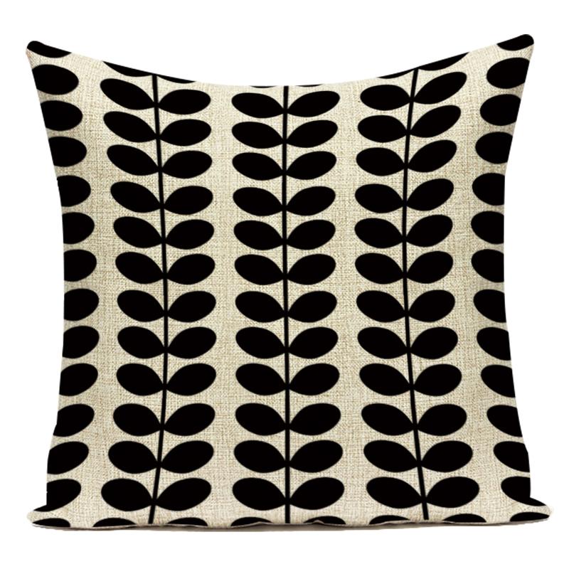 Nordic Geometry Cushion Cover Sofa Pillow Cases Bird Tree Print Pillow Cover For Bedroom Home Decor Car Office Decorative