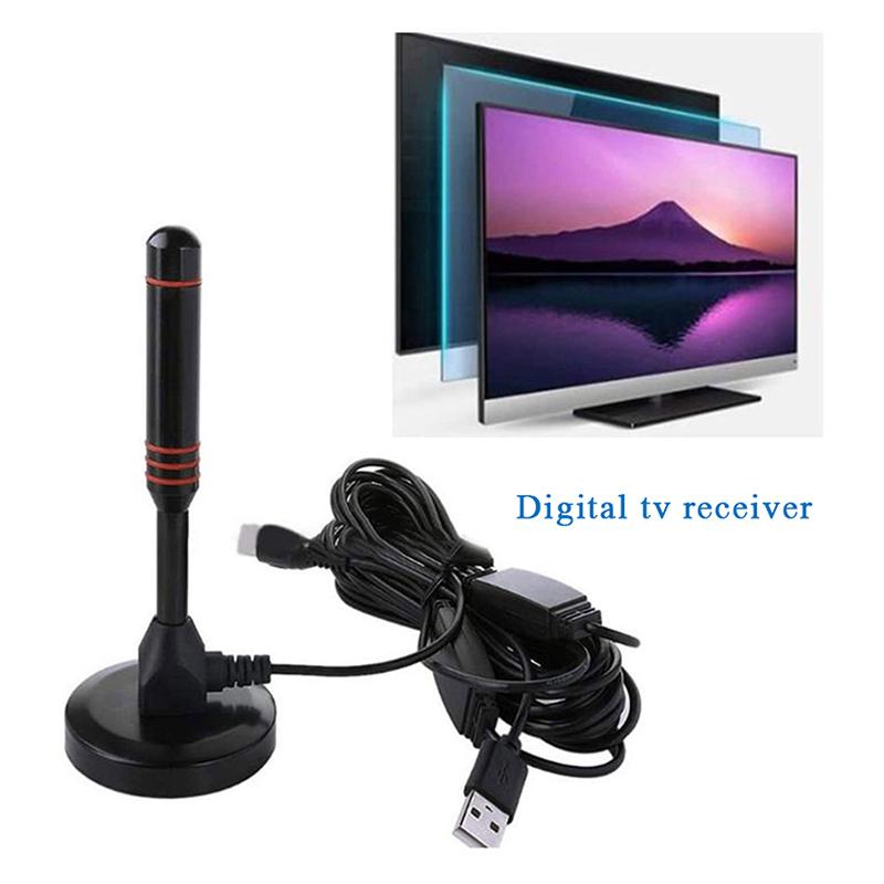 Digital Tv Antenna Terrestrial Wave Suction Cup Amplifier High-Definition Dtmb Tv Receiver Set-Top Box Antenna