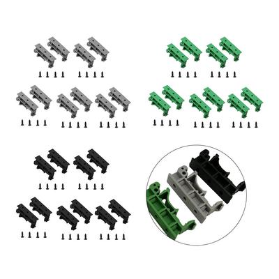 PCB Mounting Bracket Carrier Clips Panel Din Rail Mounting