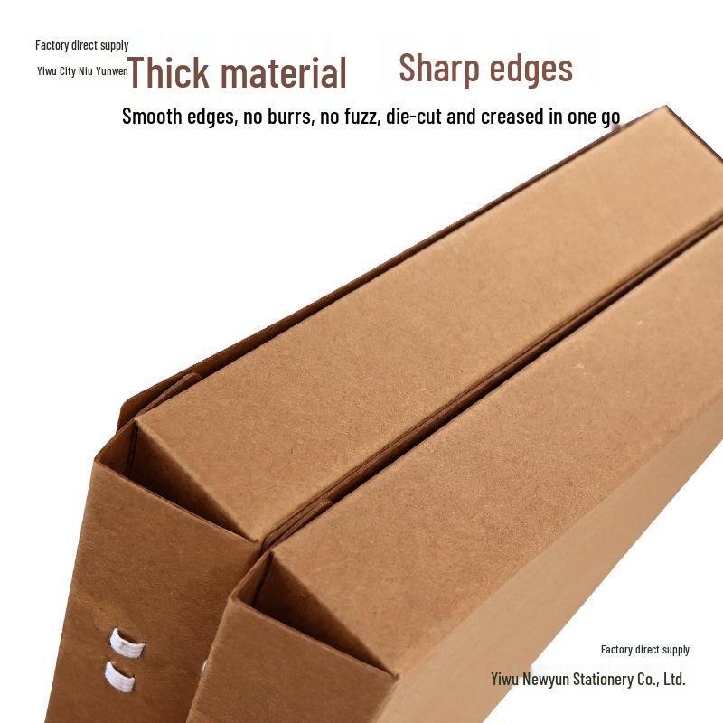 Urban Construction Project Archive File Box - A4 Acid-Free Kraft Paper