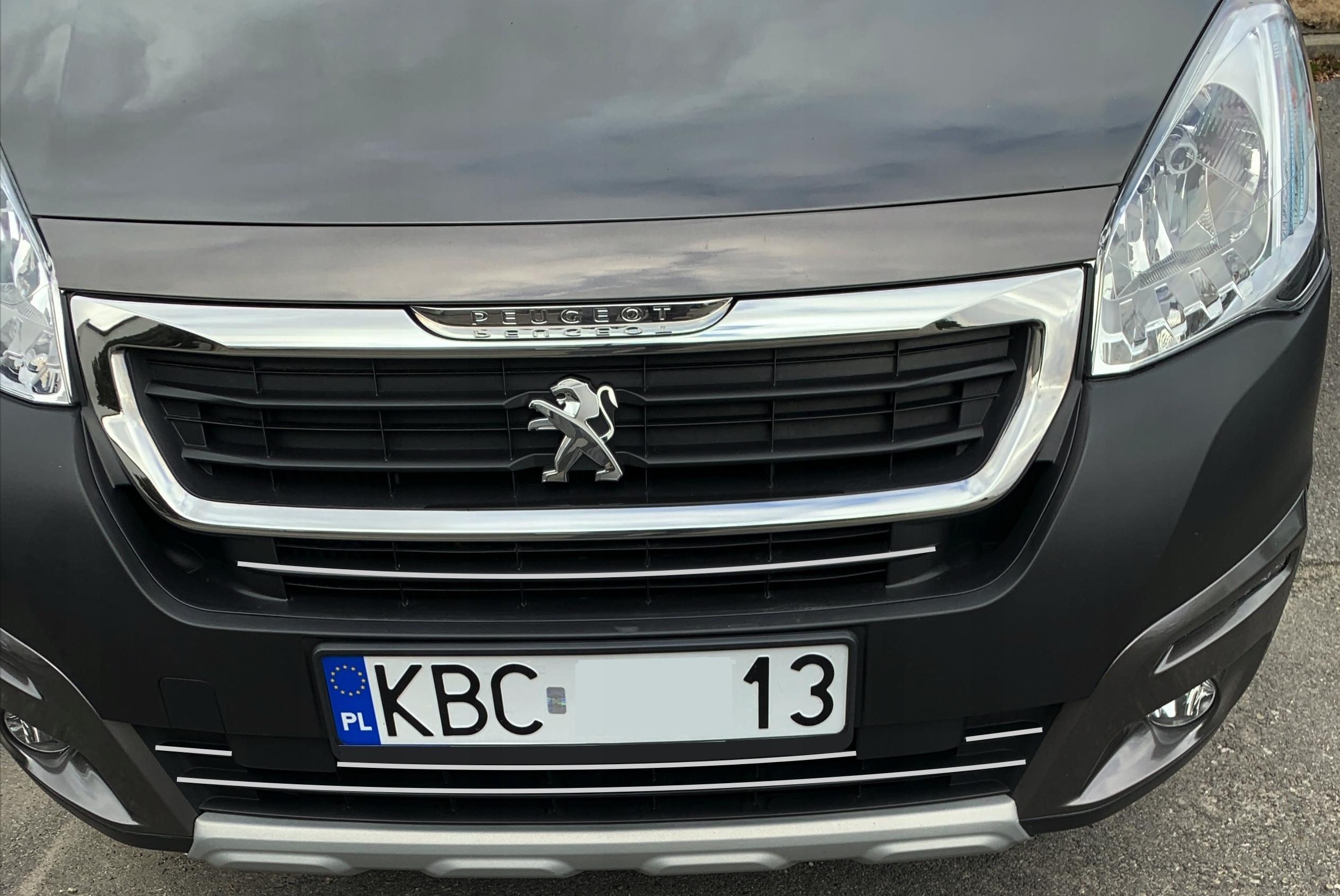 PEUGEOT PARTNER Hromētas sloksnes Restes Bufera