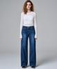 MALOUPE 9114 Mid-Rise Loose Fit Denim (Medium Indigo)