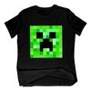 Camiseta Minecraft Creeper Face Negra