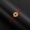 LIKGREAT Stainless Steel Star of David Symbol Bracelet for Men Women Charm Double Bracelets Jewelry Valentine's Day Gift 2025
