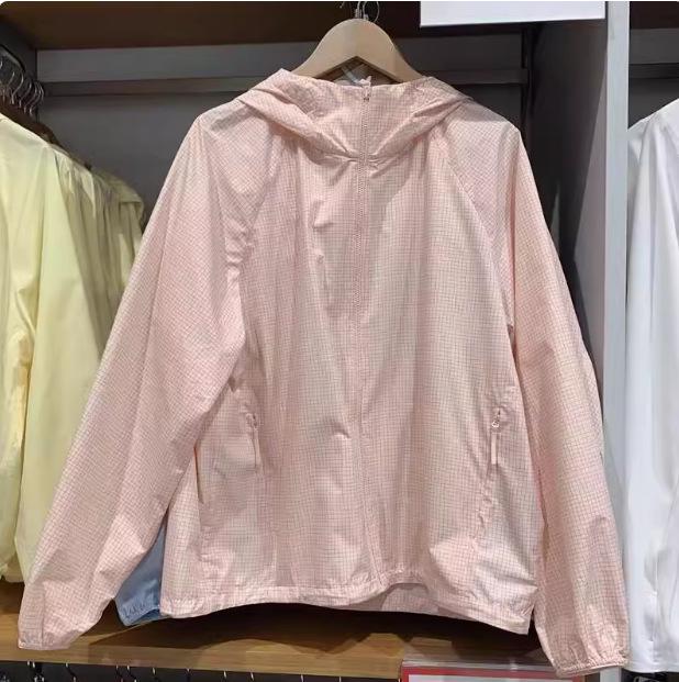 2025 Women's Japanese-Style Lightweight White Hooded Sun-Protective Jacket