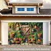 2D Countryside Harvest Backdrop Cloth Farm Vegetable Baskets Party Decor