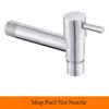 Bathroom 304 Stainless Steel Washing Machine Faucet Quick Opening 4 Tap Extended Balcony Mop Pool Faucet