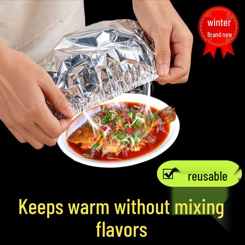 Изоляционный рукав из алюминиевой фольги для блюд на обеденном столе Pack of 5