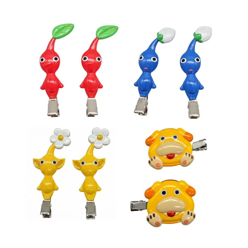 Fixing pin, hair clip, hairpin, bangs, character Yellow Pikmin