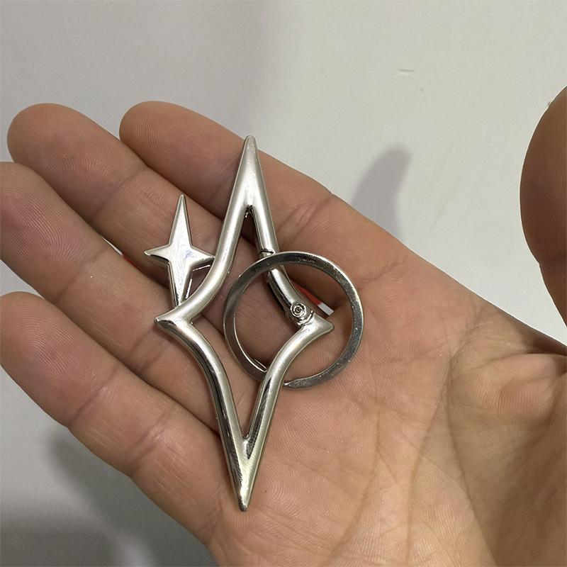

Y2K Star Essential Icon Carabiner Keychain Outdoor Mountaineering Car Key Ring Gothic Backpack Key Chain Accessories