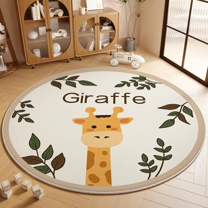 Dětský pokoj Obývací pokoj Ložnice Koberec k posteli Kulatý pokoj Bezúdržbové koberce Zvuková izolace Protiskluzový Kreslený koberec