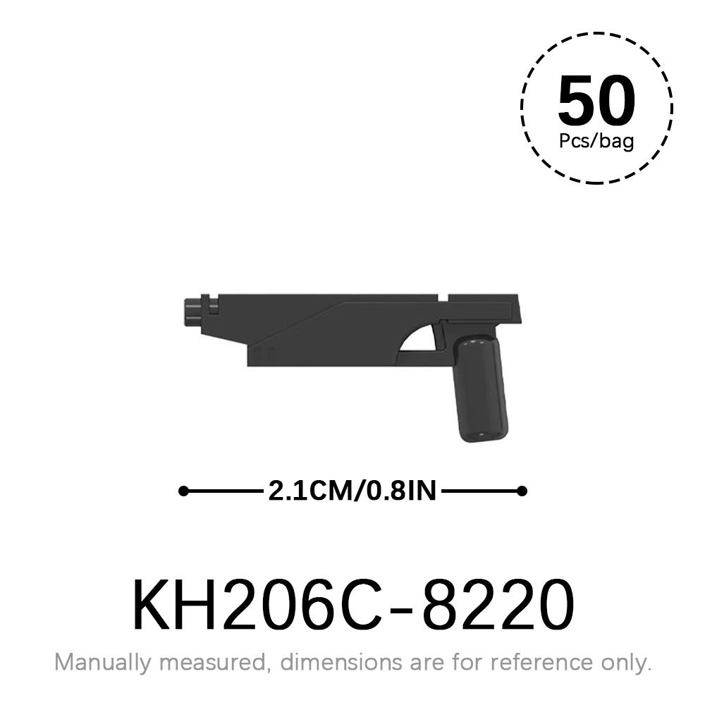 50pcs/lot Military Weapons Set SWAT WW2 Action Figures Parts MOC Bricks Star WW2 Corps Gun Accessories Building Blocks Kids Toys