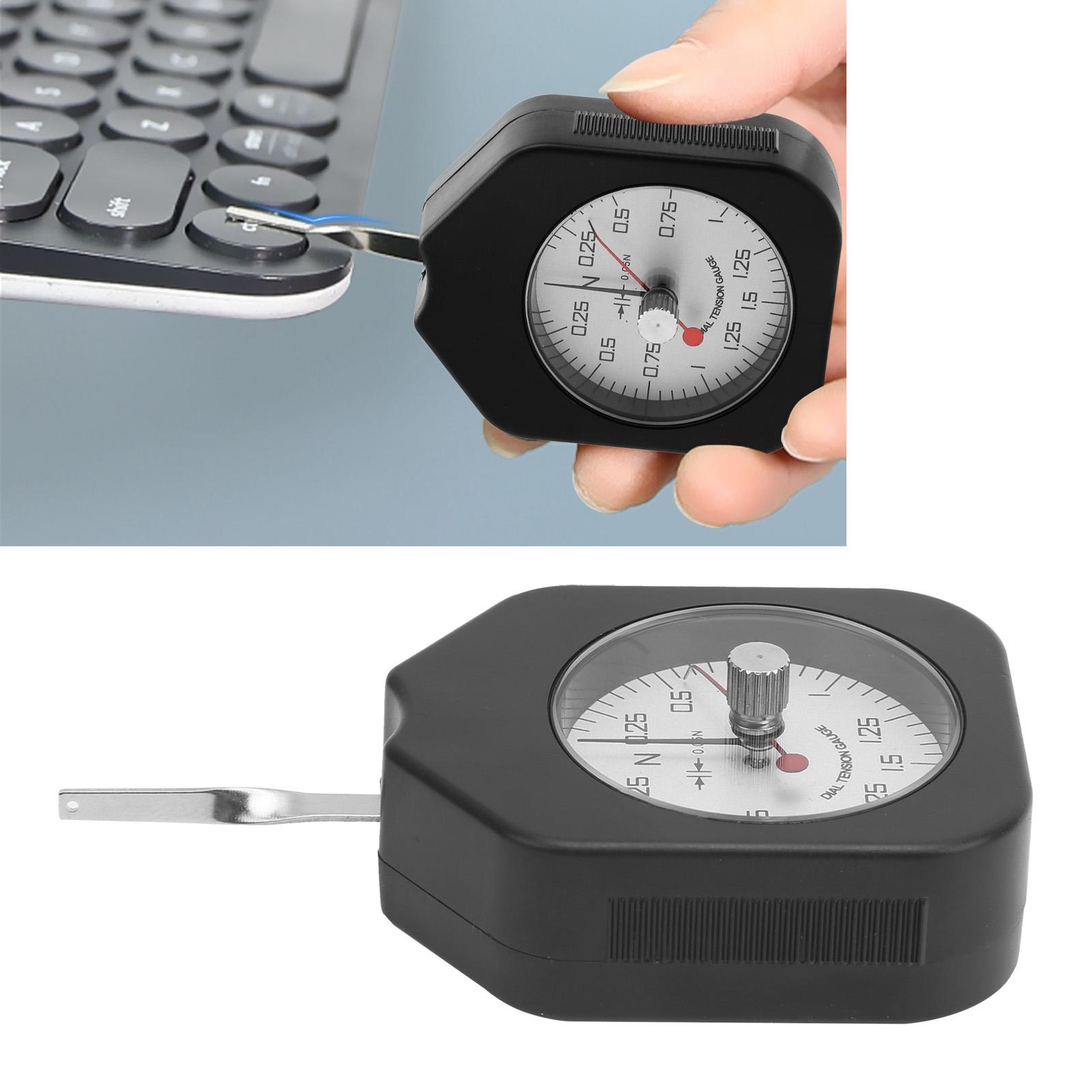 

Tension Meter Tester Double Pointer 1.5N Testing Tool ABS Alloy Construction for Calibrated Measurements Applicable to Various Devices