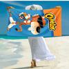 Ultra-Soft Beach Towel with Cheetos Theme,Ideal for Pool - Camping, Diving - Perfect Travel Essential, Vibrant Beach Towel.
